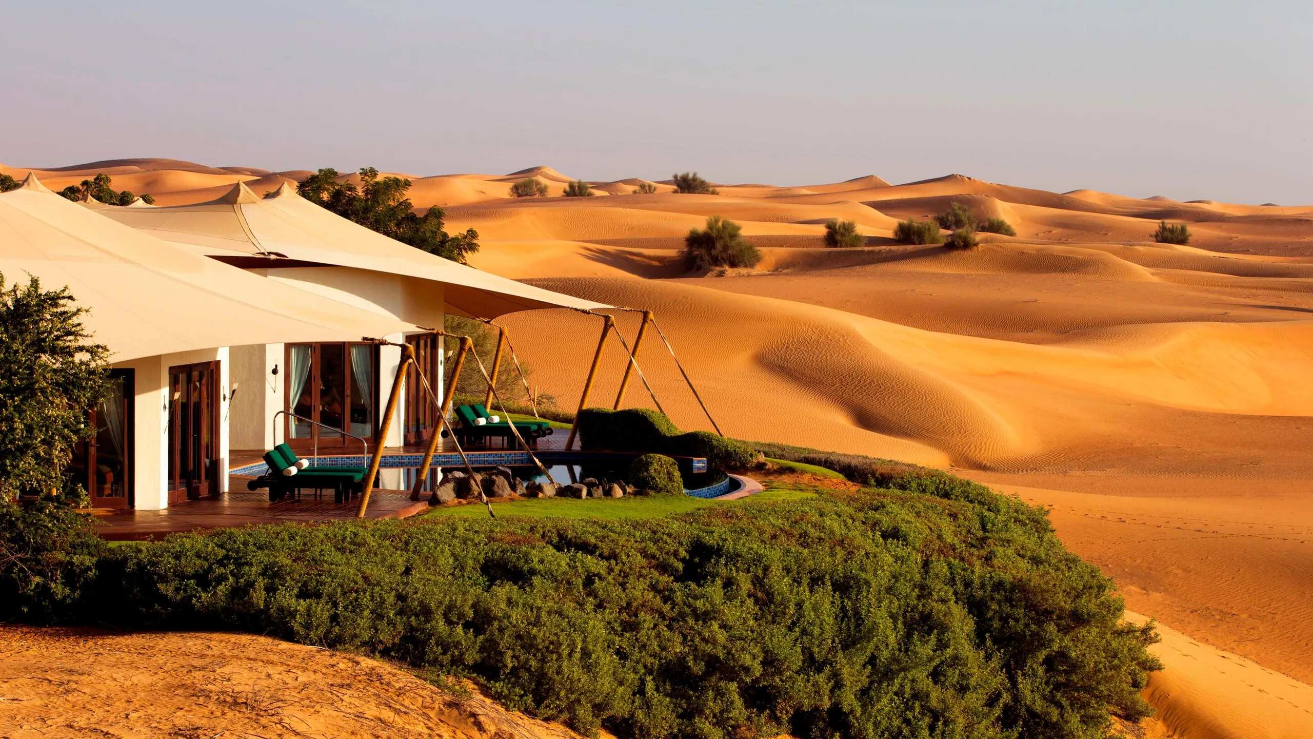 Al Maha Desert Resort area