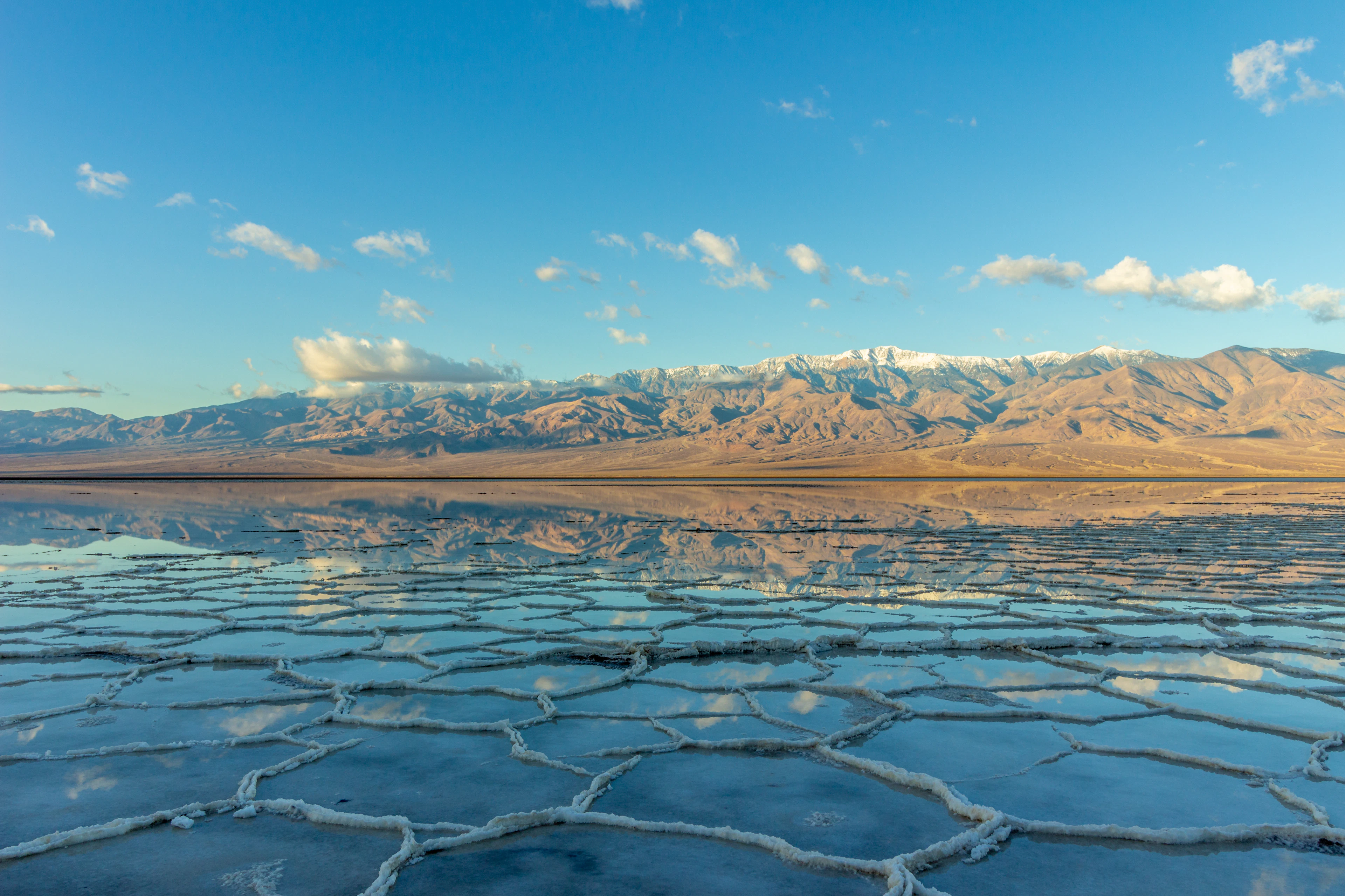 Flat Salt-Crust Basin