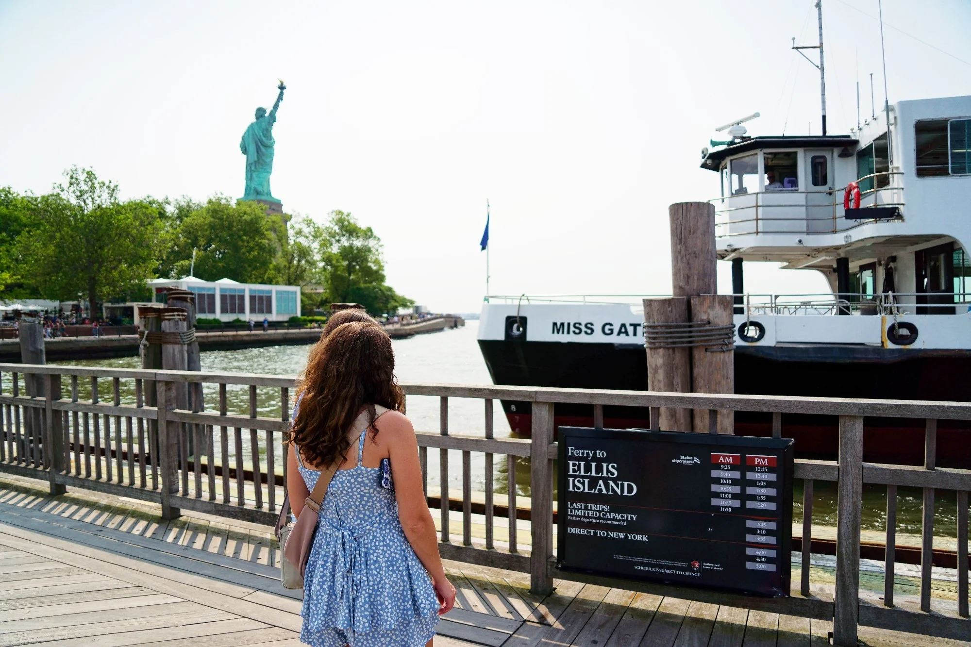 Board the ferry