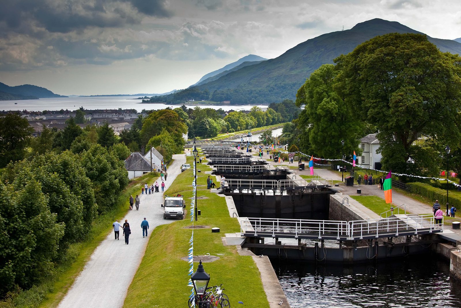 Caledonian Canal Locks, Fort Augustus