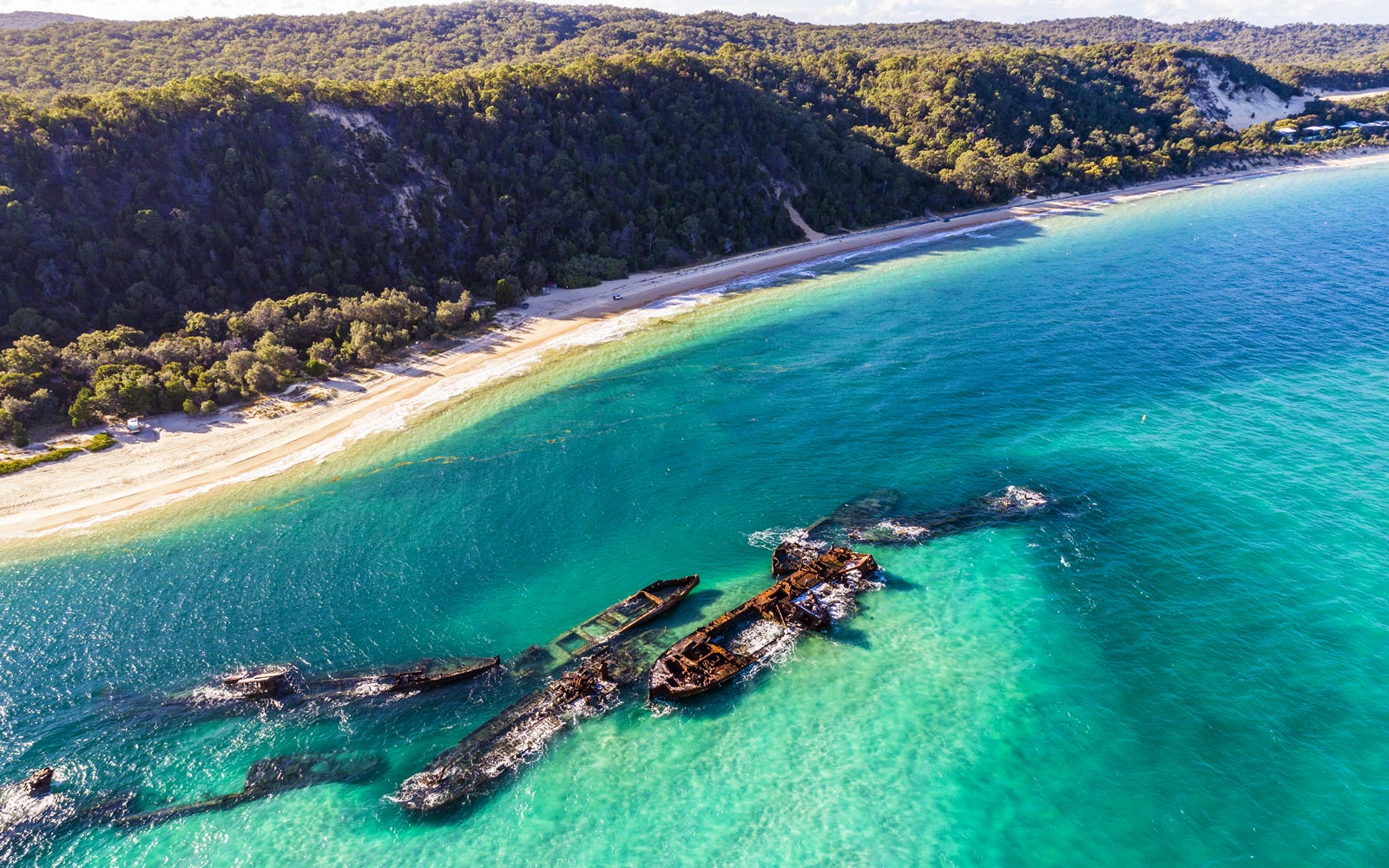 Tangalooma Wrecks Surface View