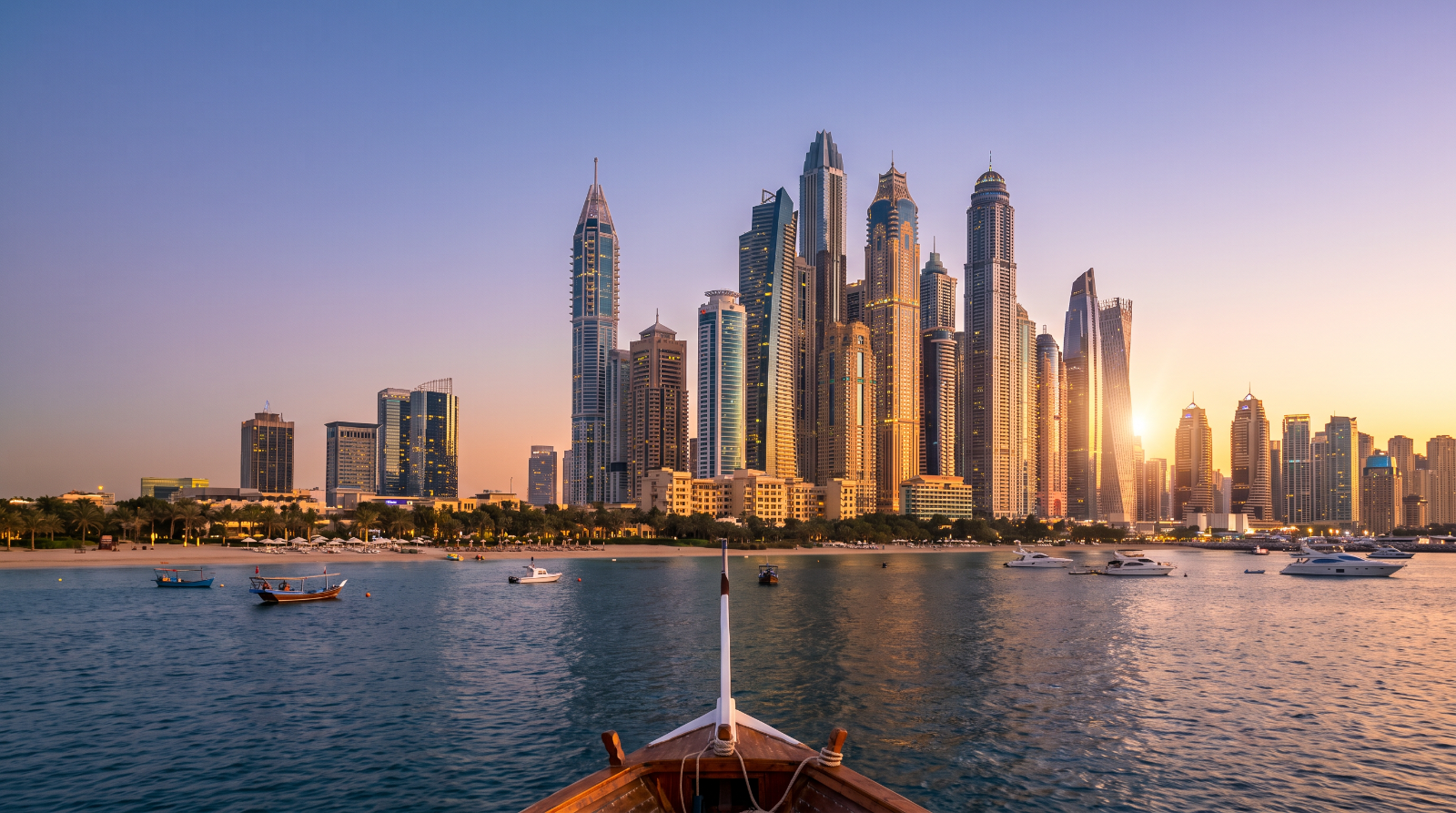 JBR Skyline Panorama