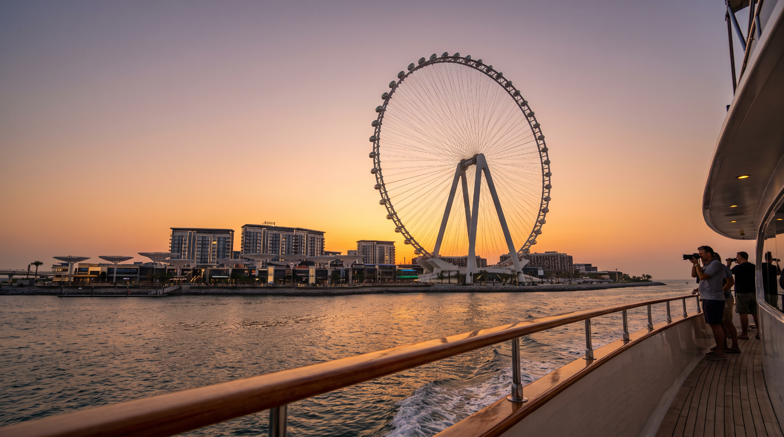 Ain Dubai from the Water