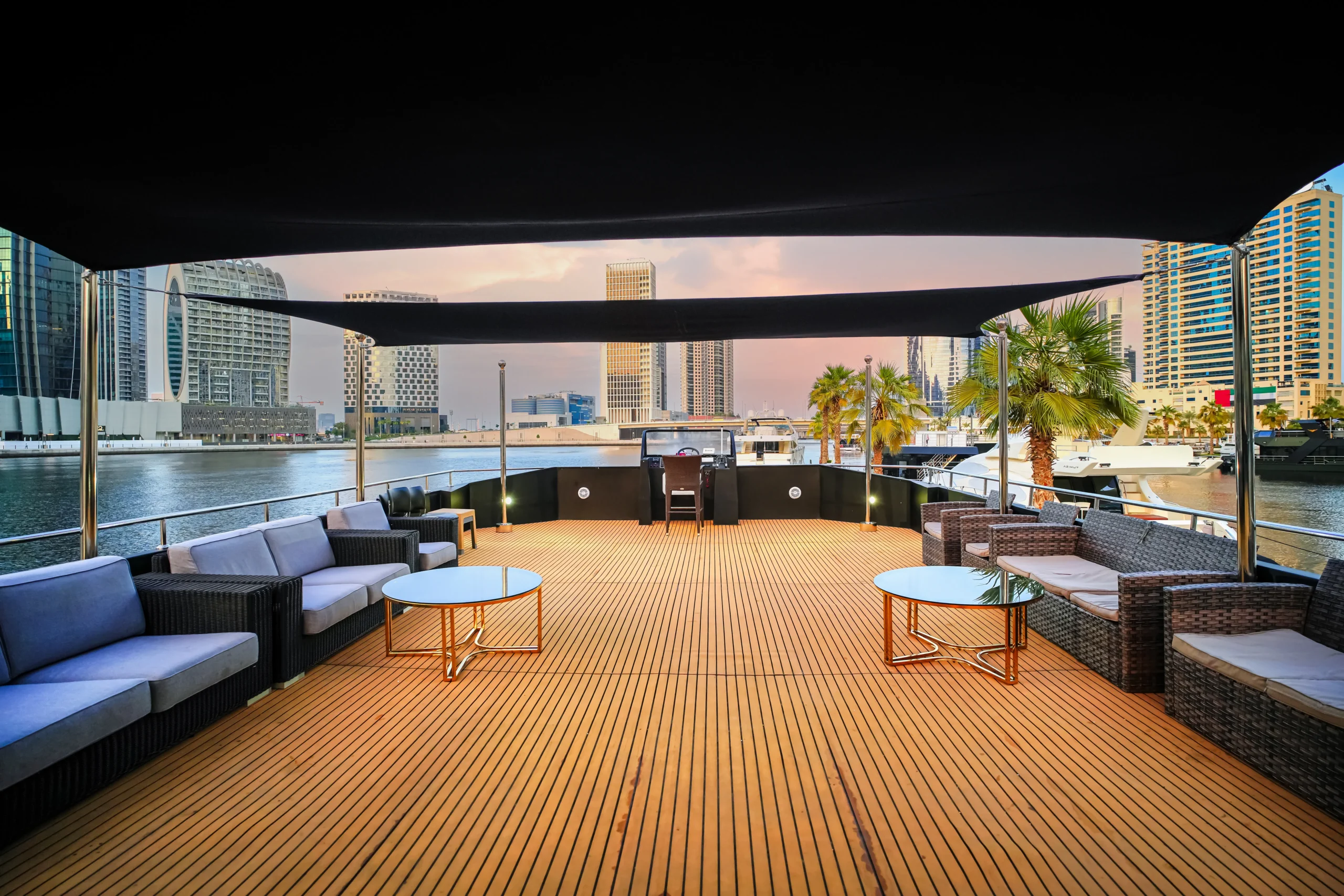 The Upper Deck Railings