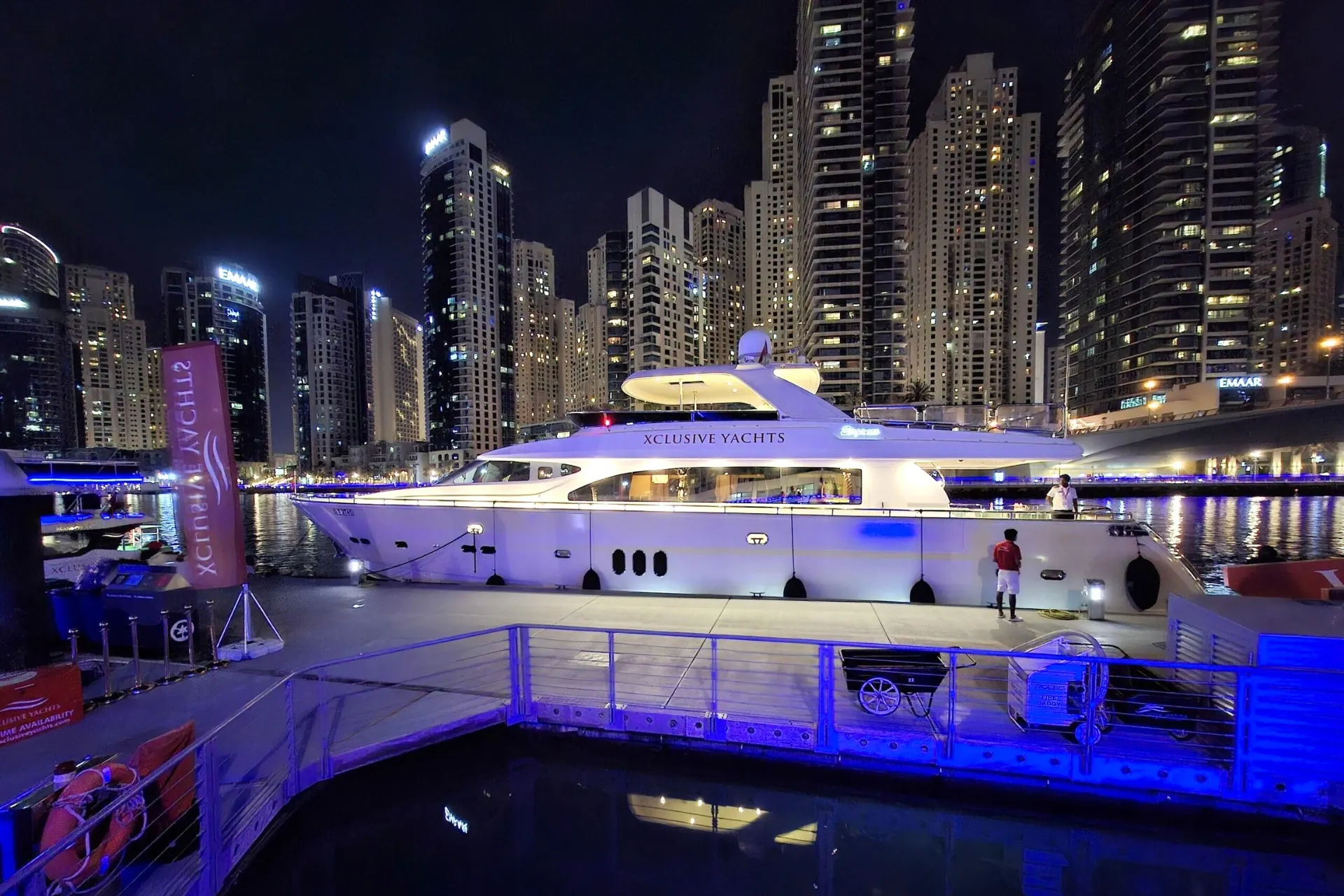 Xclusive Marina behind Al Majara Tower