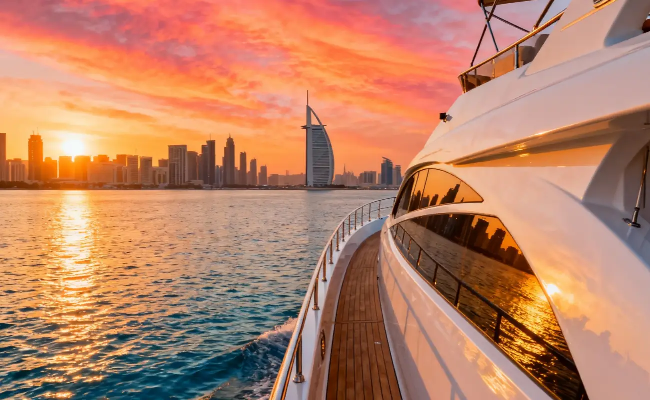 Dubai Marina Yacht Tour With Breakfast or Bbq