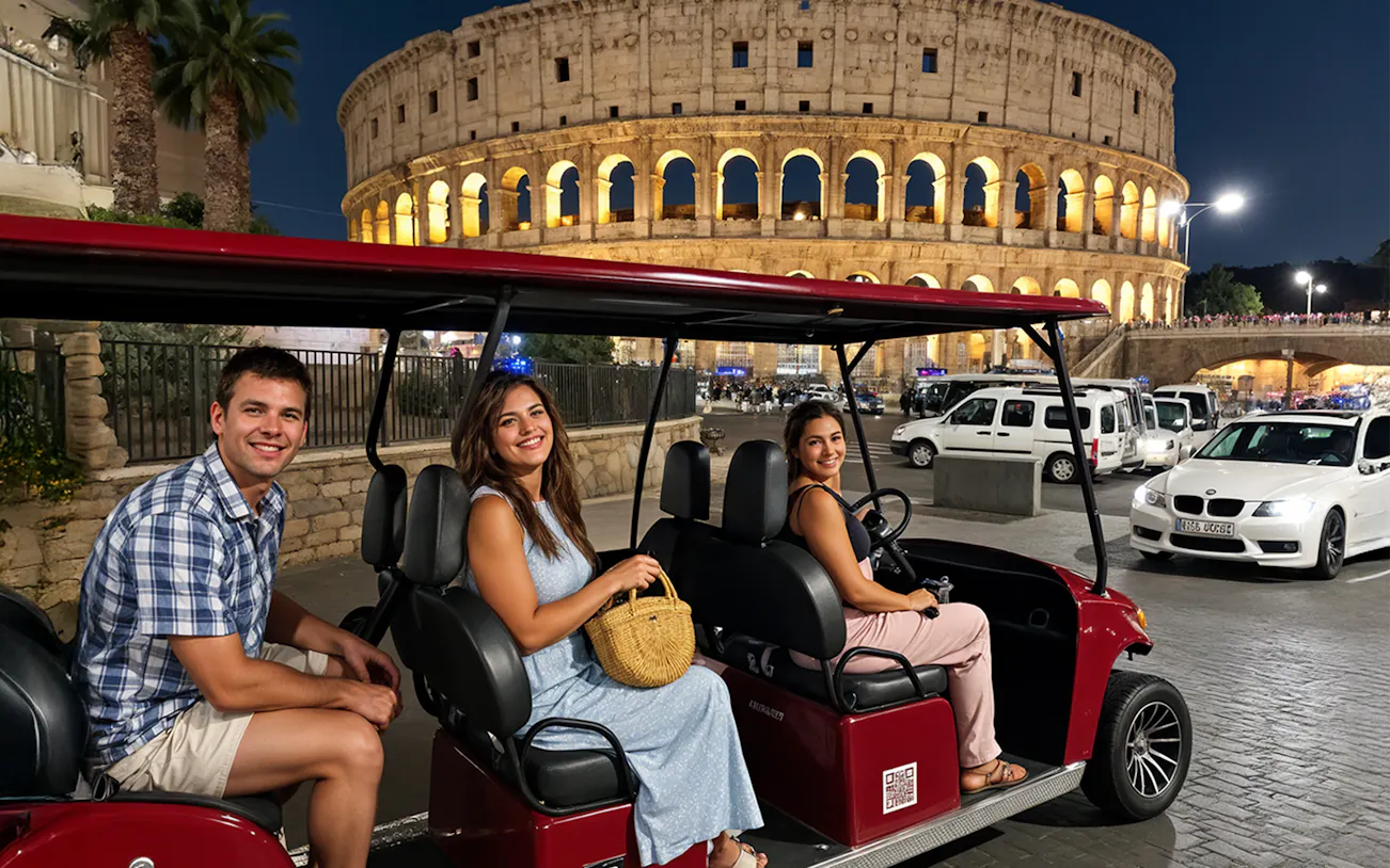 Rome Golf Cart Tour Private