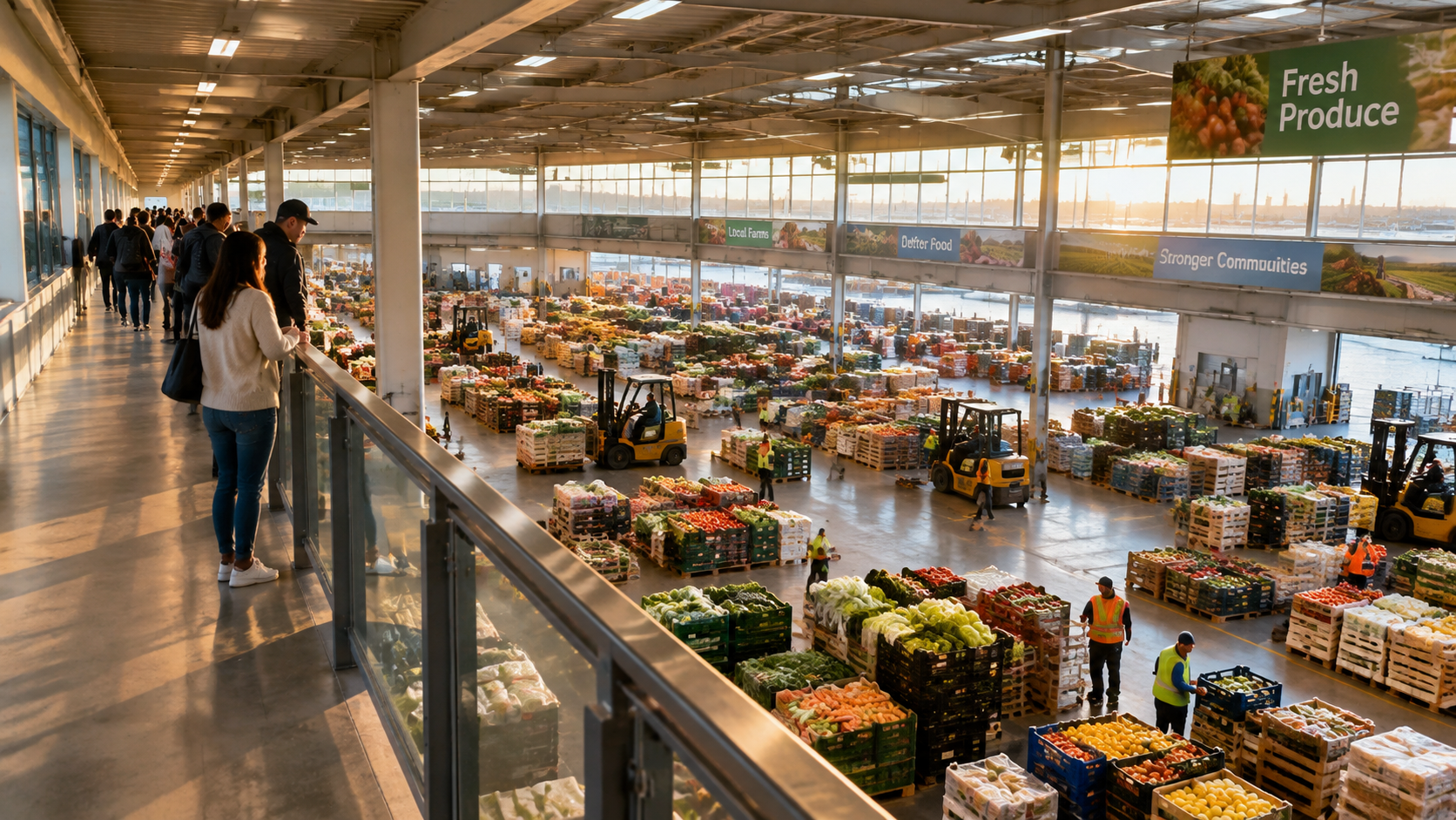 Fruit and Vegetable Market Observation Corridor