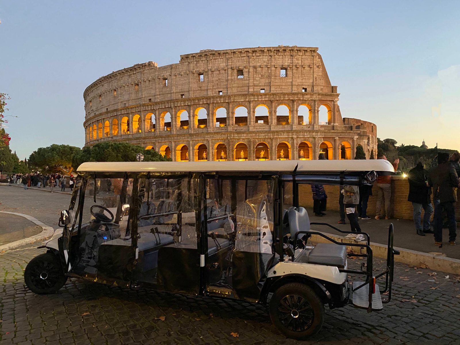 Rome Golf Cart Tour With Gelato