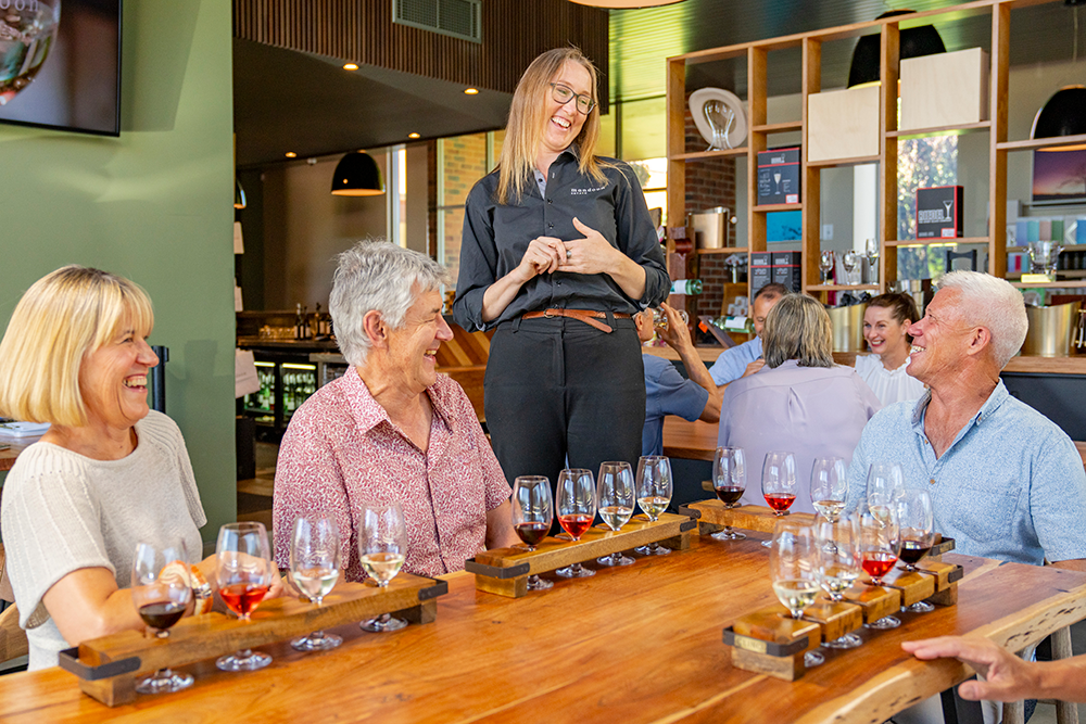 Vineyard tasting stop