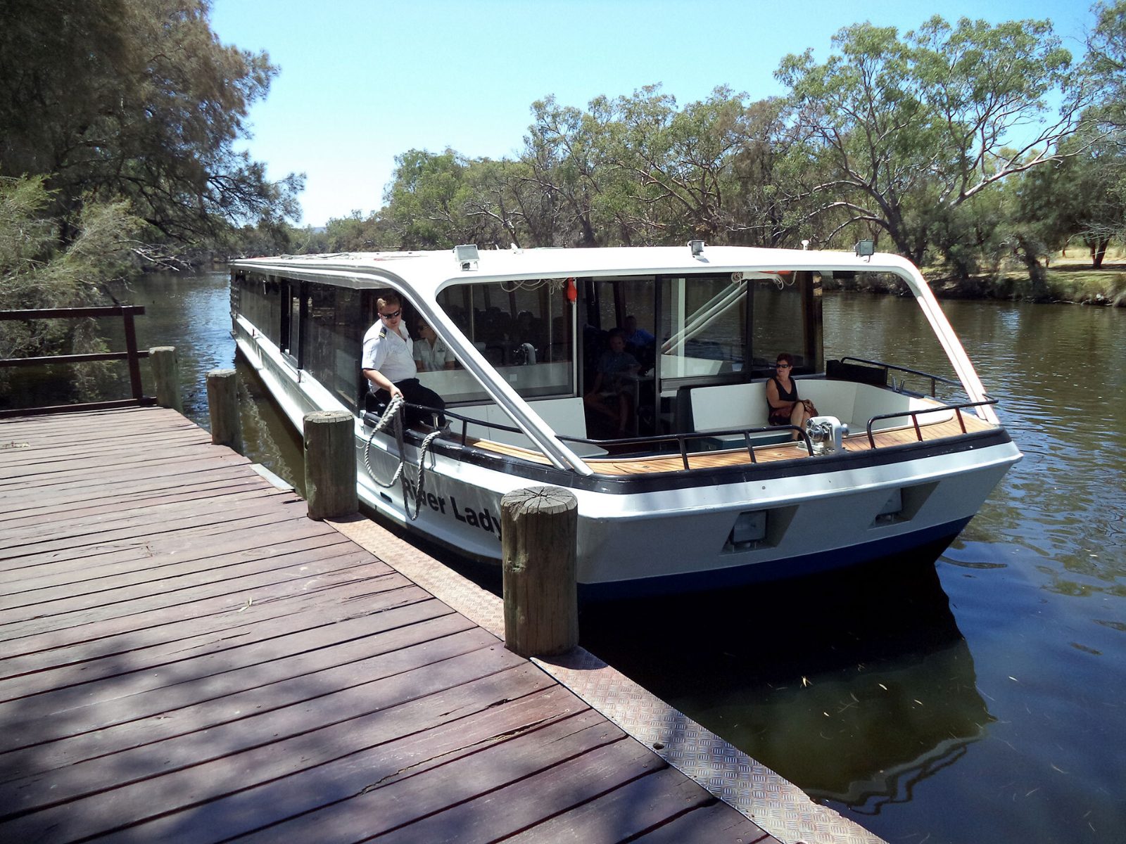 Swan Valley winery dock