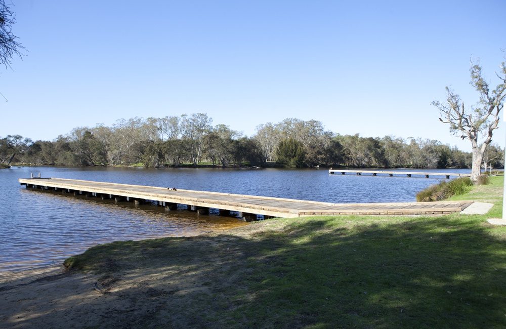 Swan River Jetty at Sandalford Estate