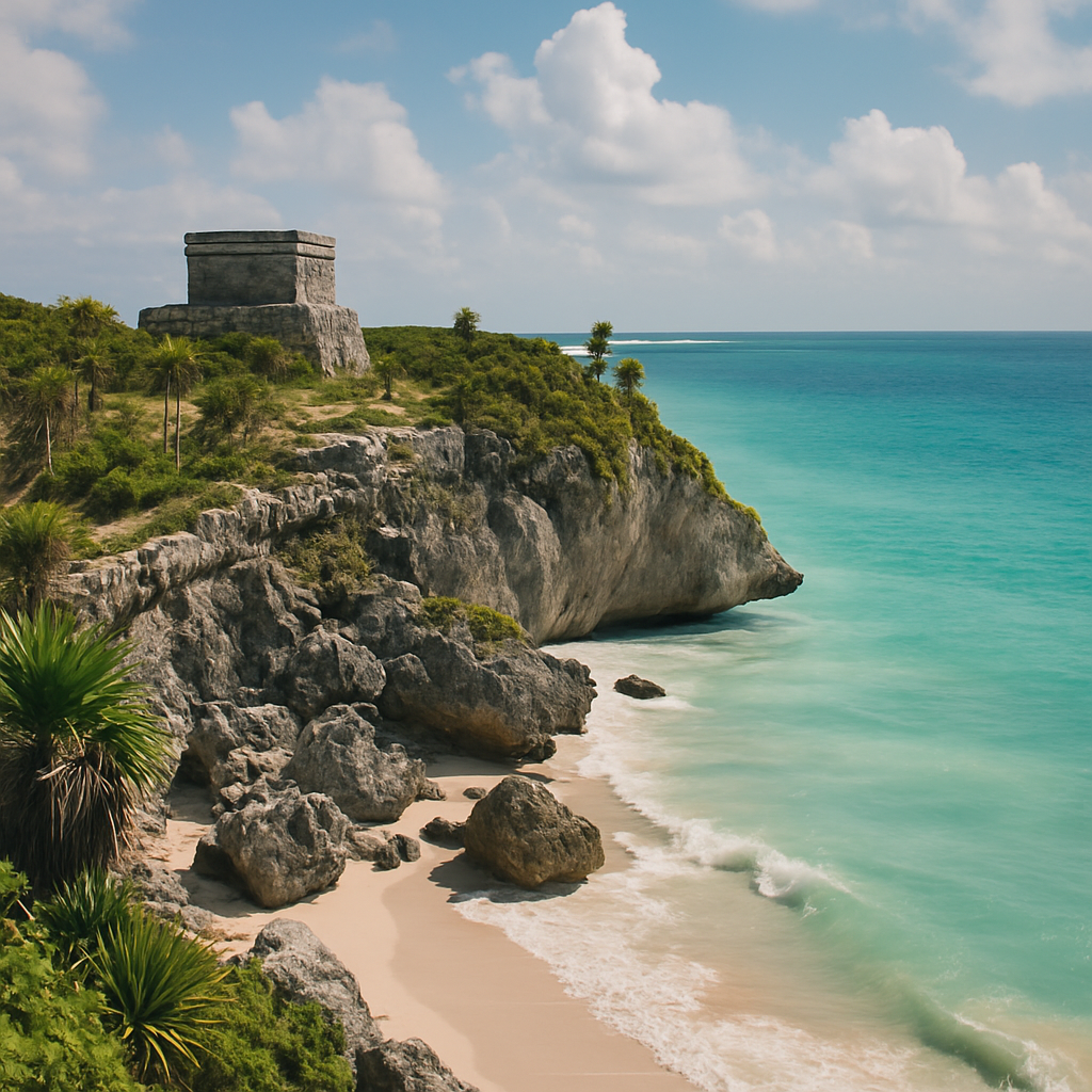 Clifftop Overlook Toward the Caribbean
