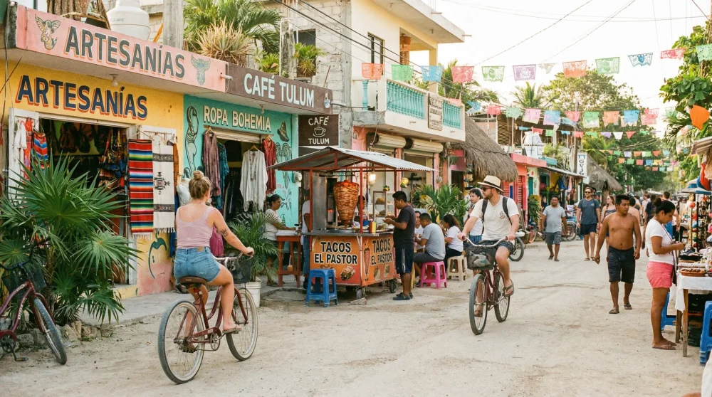 Tulum Pueblo district