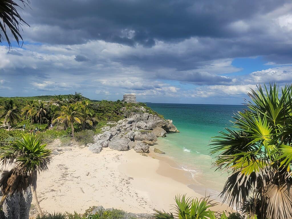 Descend to the beach cove