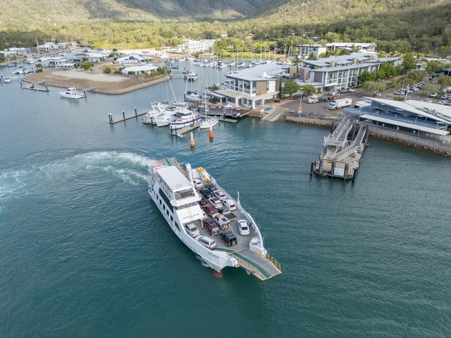 Ferry crossing to Magnetic Island