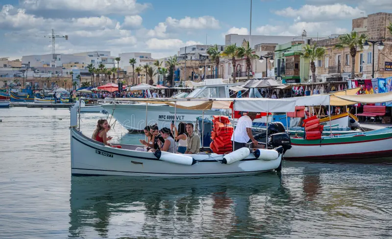 Boarding at Valletta