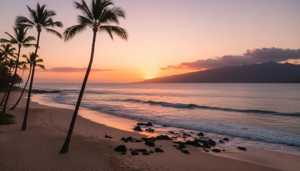 West Maui Mountains Silhouette