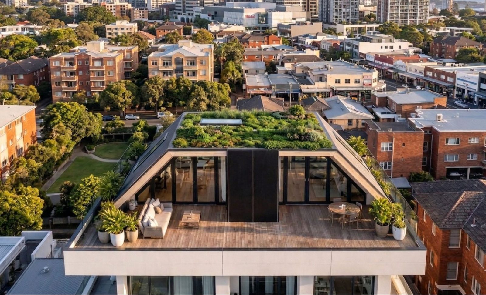The Open-Air Rooftop Garden