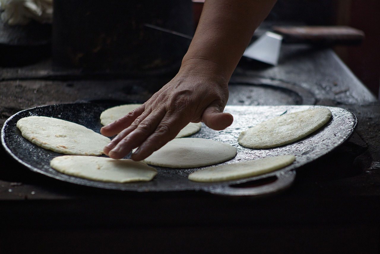 Handmade Tortilla Press Area