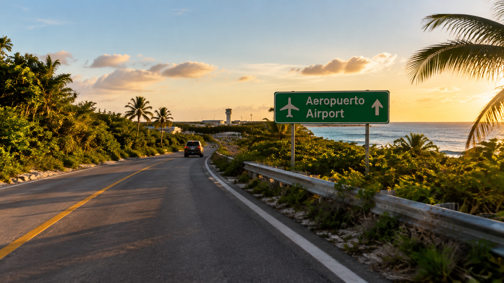Coastal jungle road