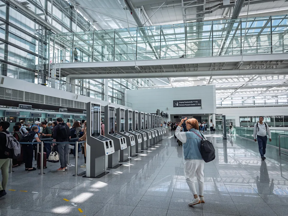 Passport Control Queue Corridor