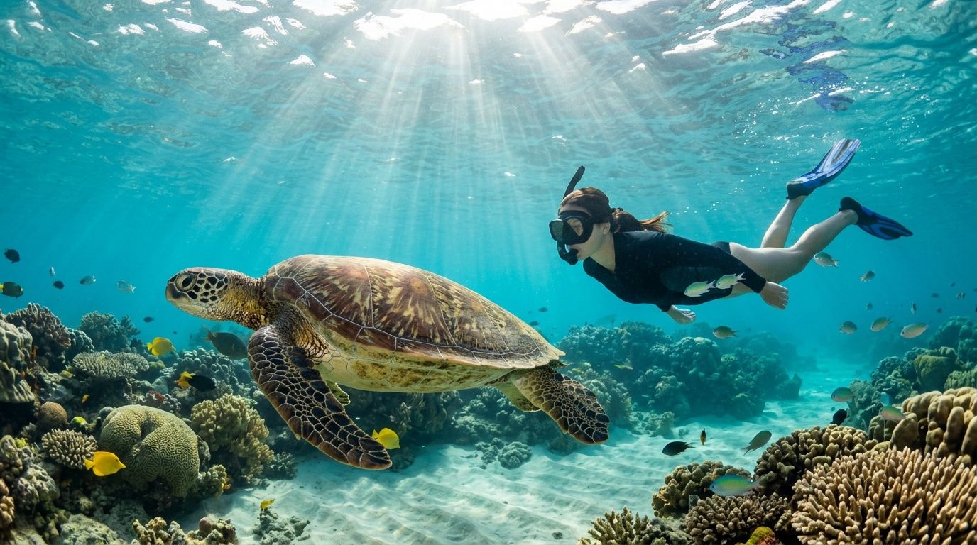 Snorkeling in Hawaii Oahu