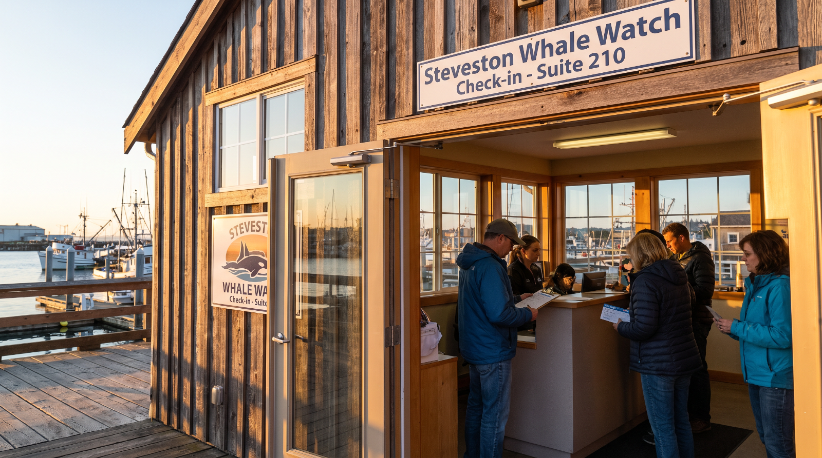Check-in at Steveston Office