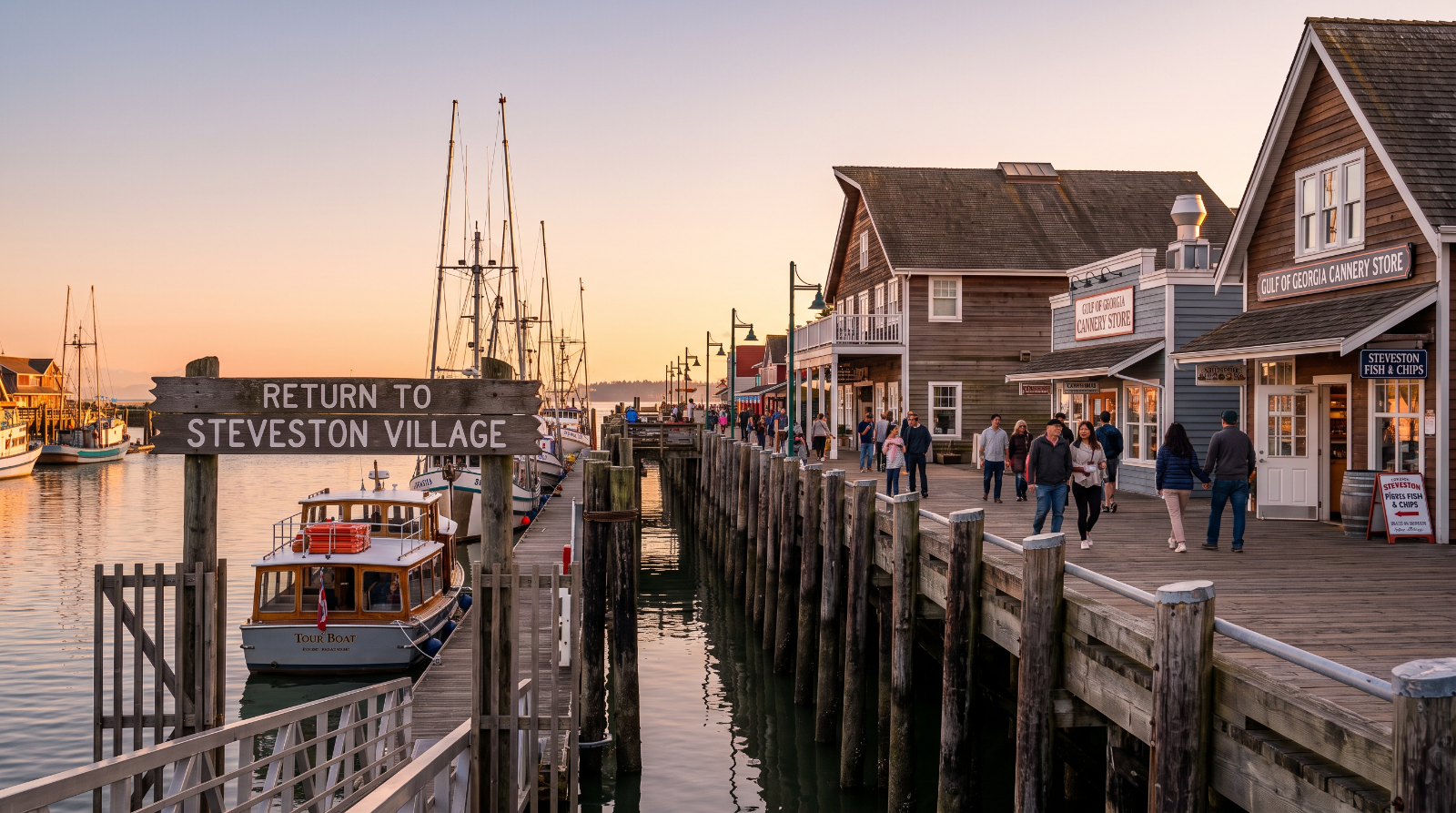 Return to Steveston Village
