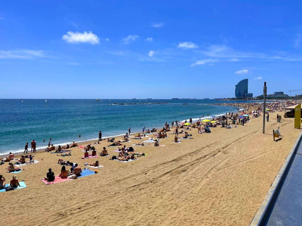 Barceloneta Beach Shoreline
