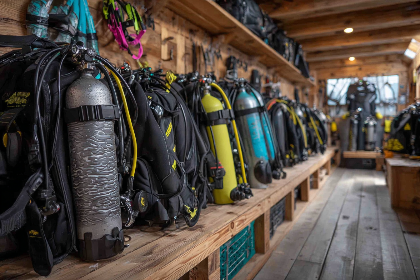 Medusa Dive Gear Station