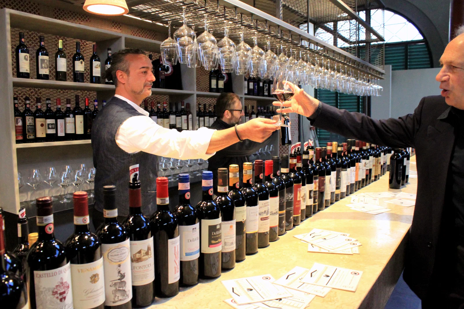 The Tuscan Wine Cellar Corner