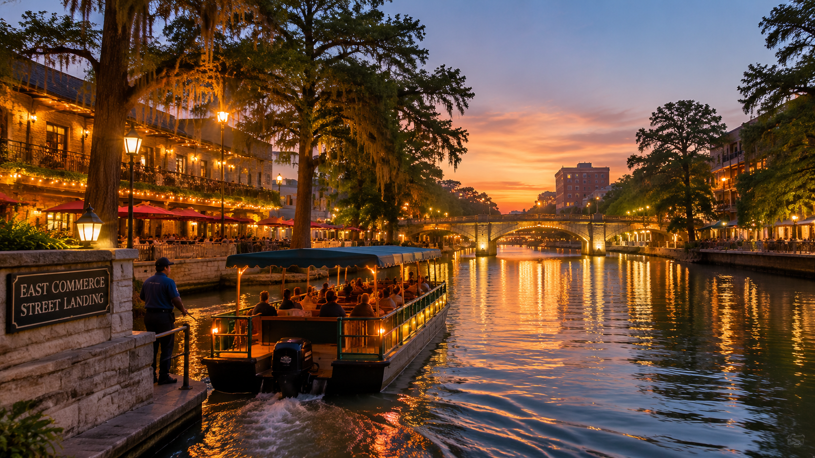 San Antonio Riverwalk Christmas Lights Boat Tour Tickets