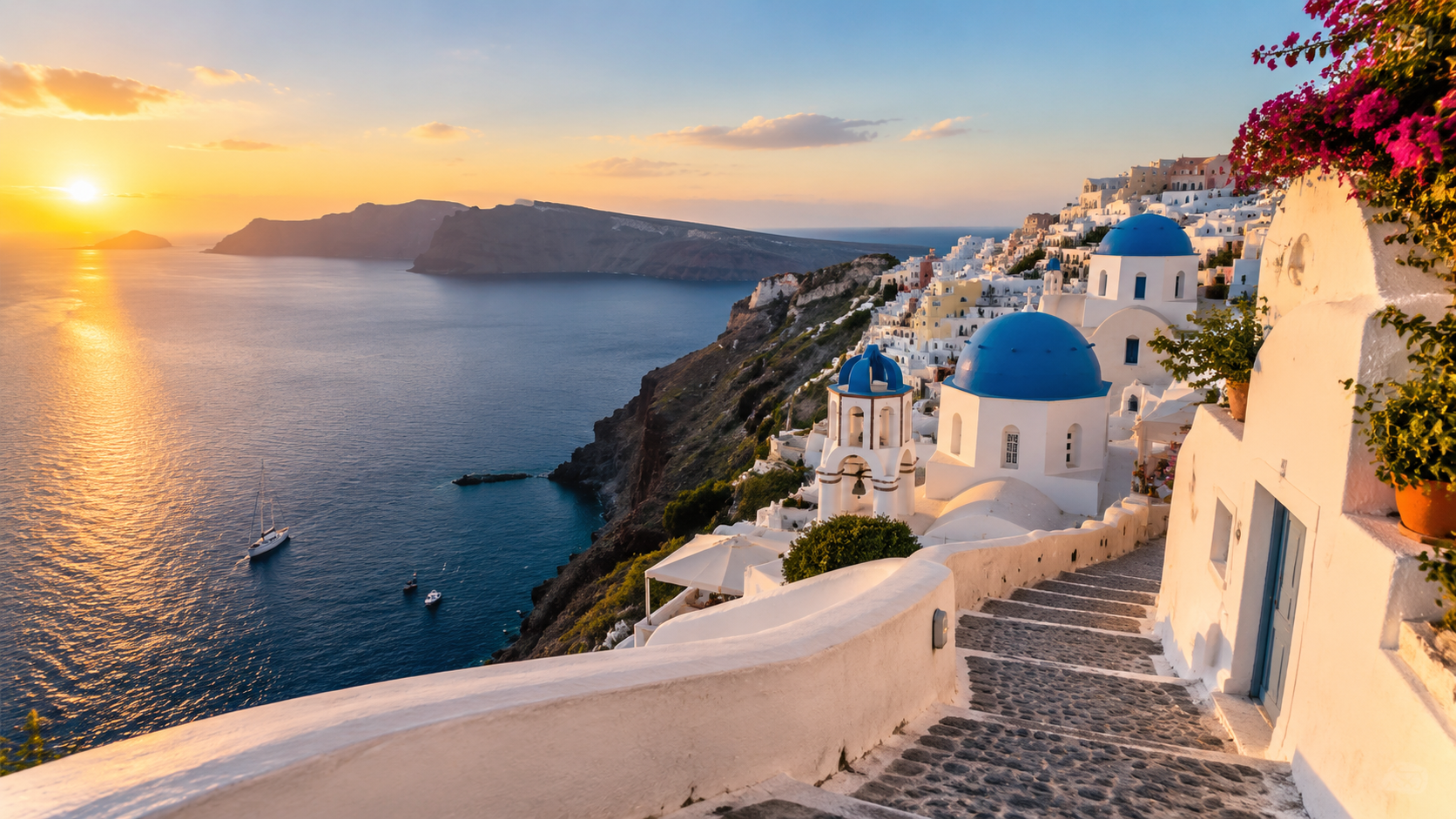 Oia Cliffside Lookout