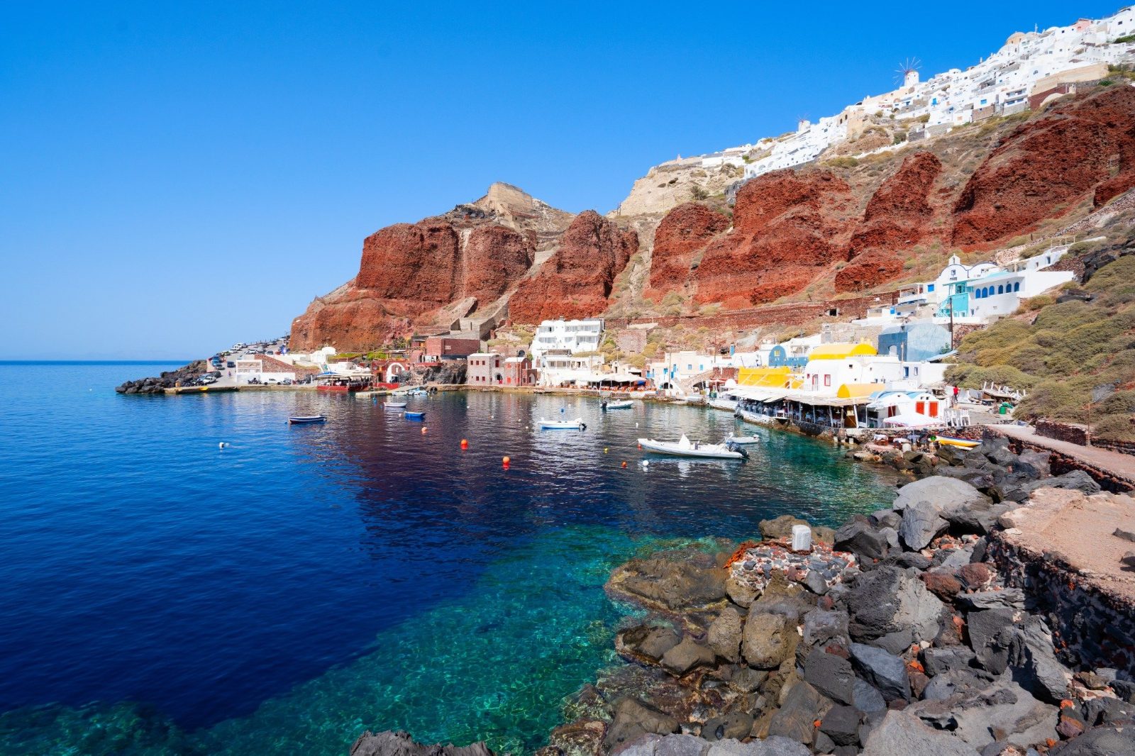 Ammoudi Bay Departure Point