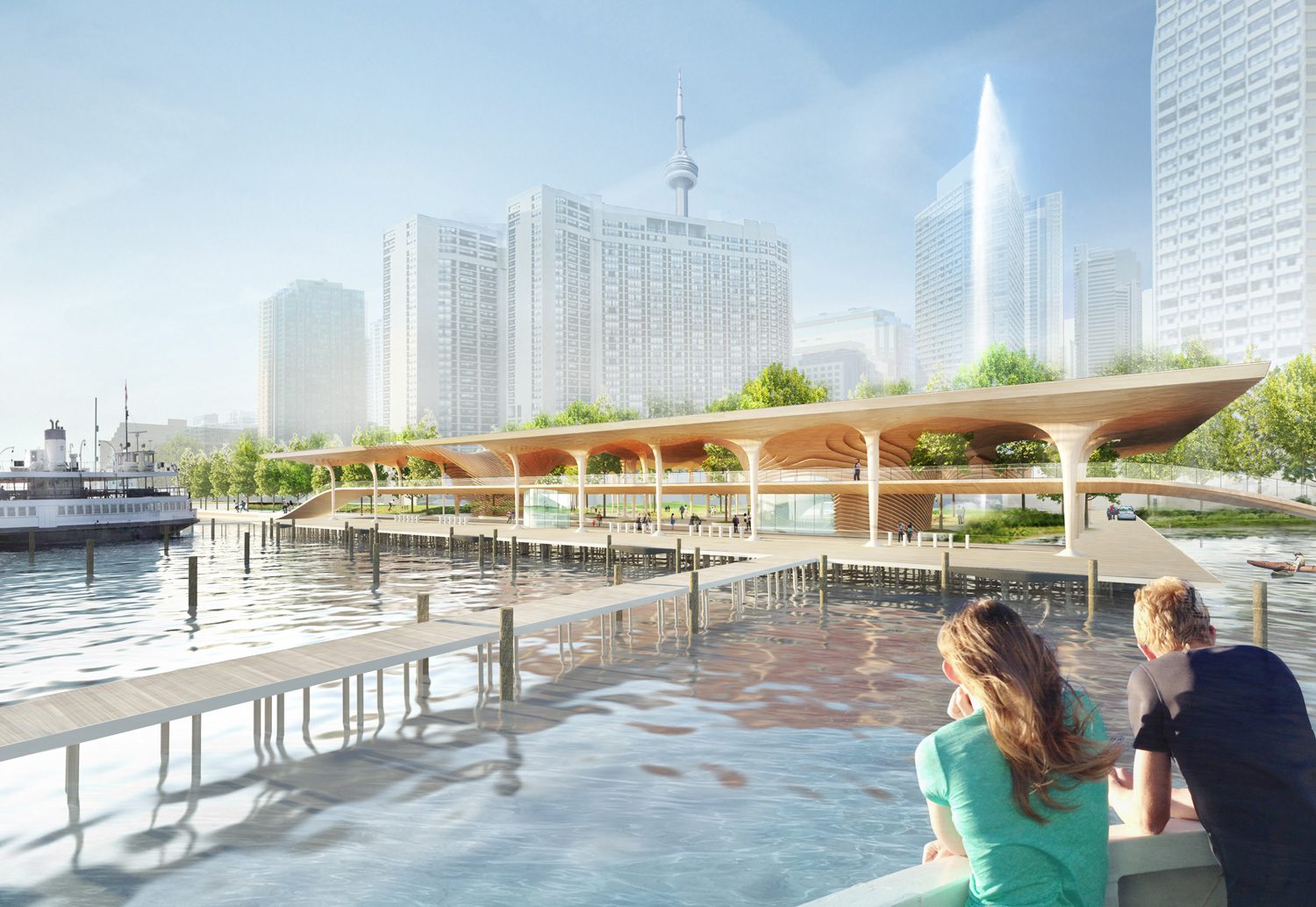 Jack Layton Ferry Terminal Perspective