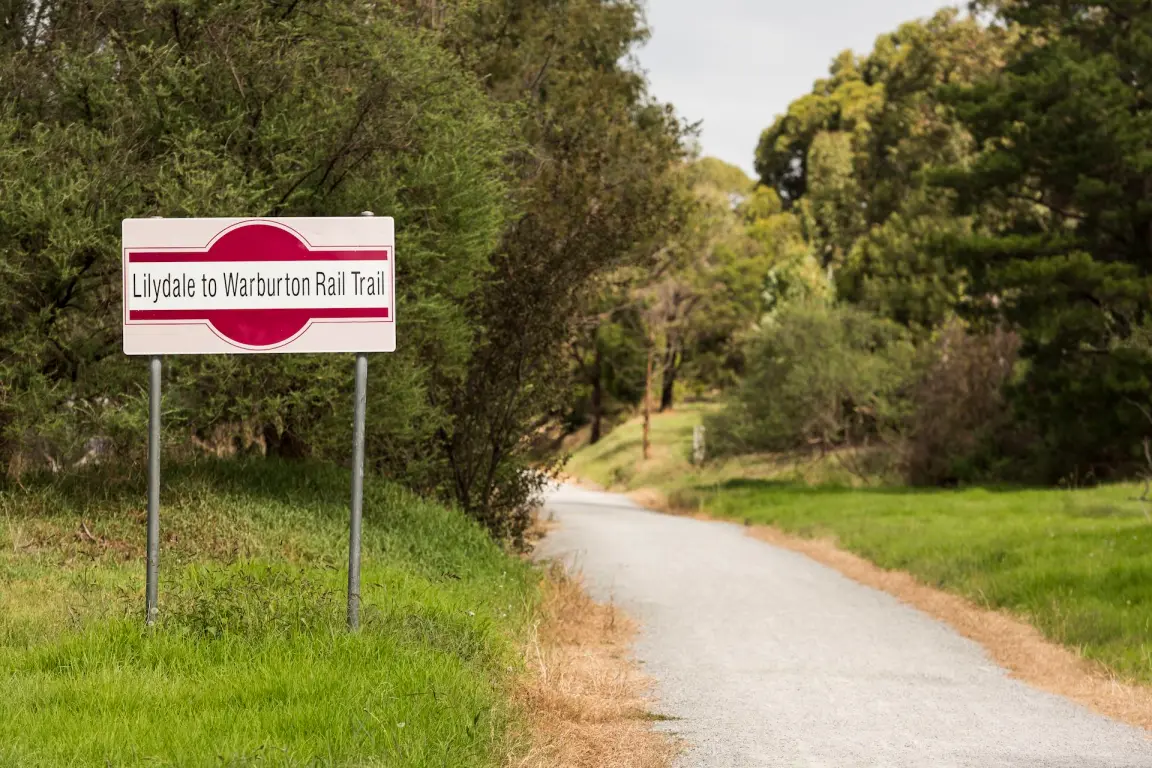 Warburton Rail Trail Historic Signage