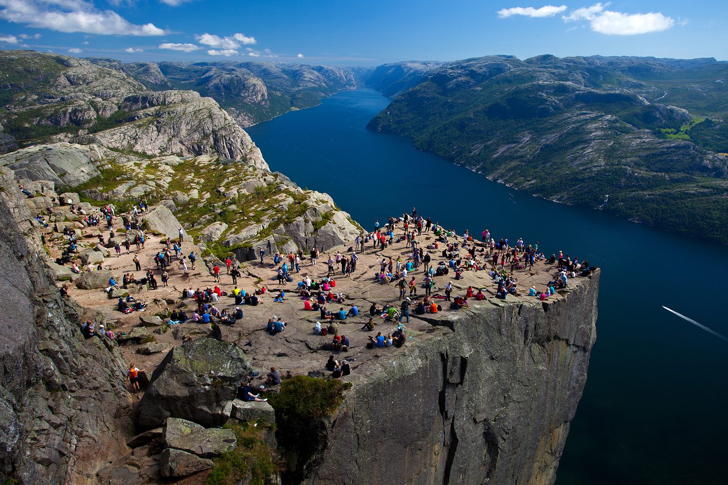 Preikestolen Cliff Face