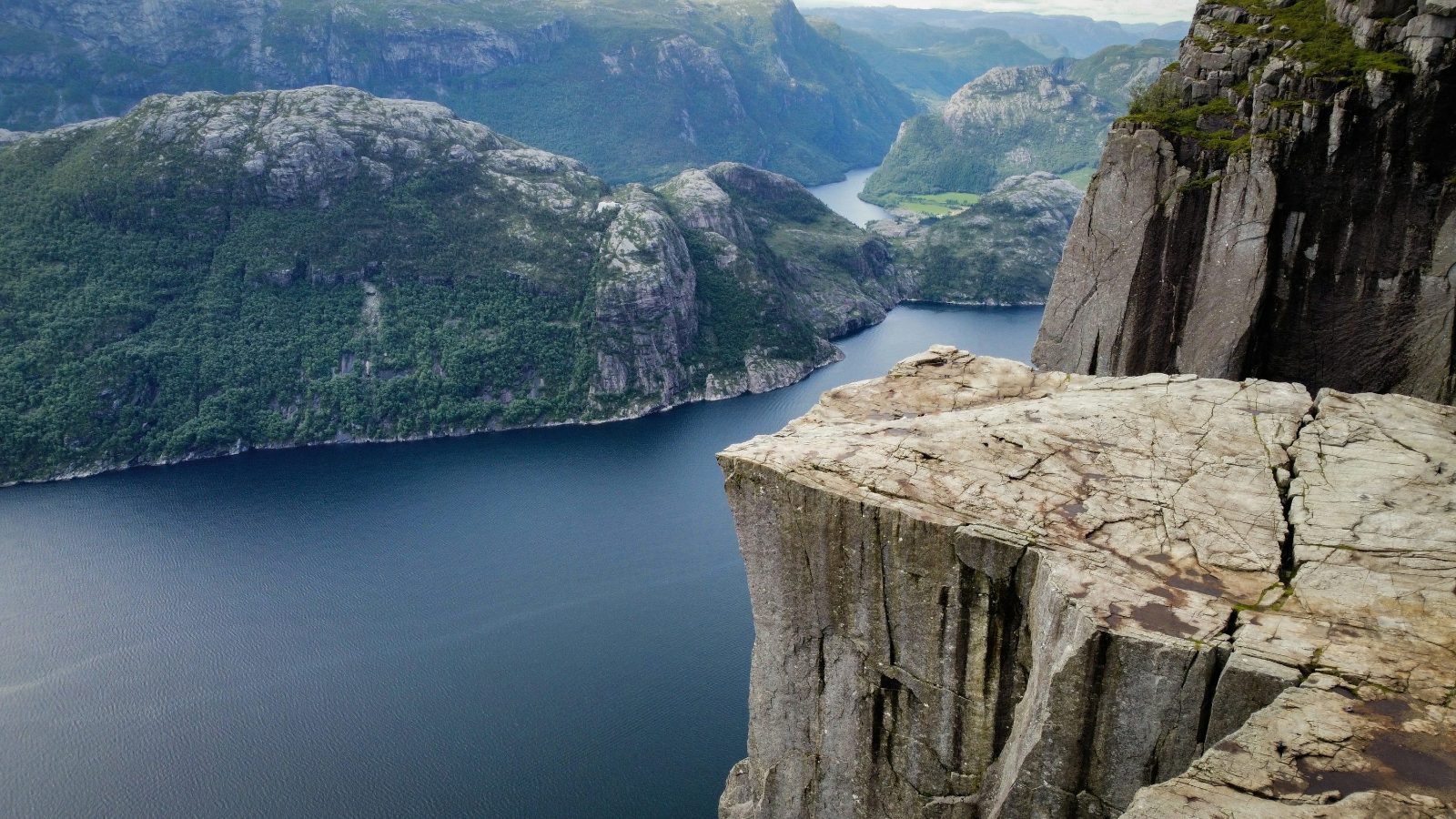 Preikestolen Water Level View
