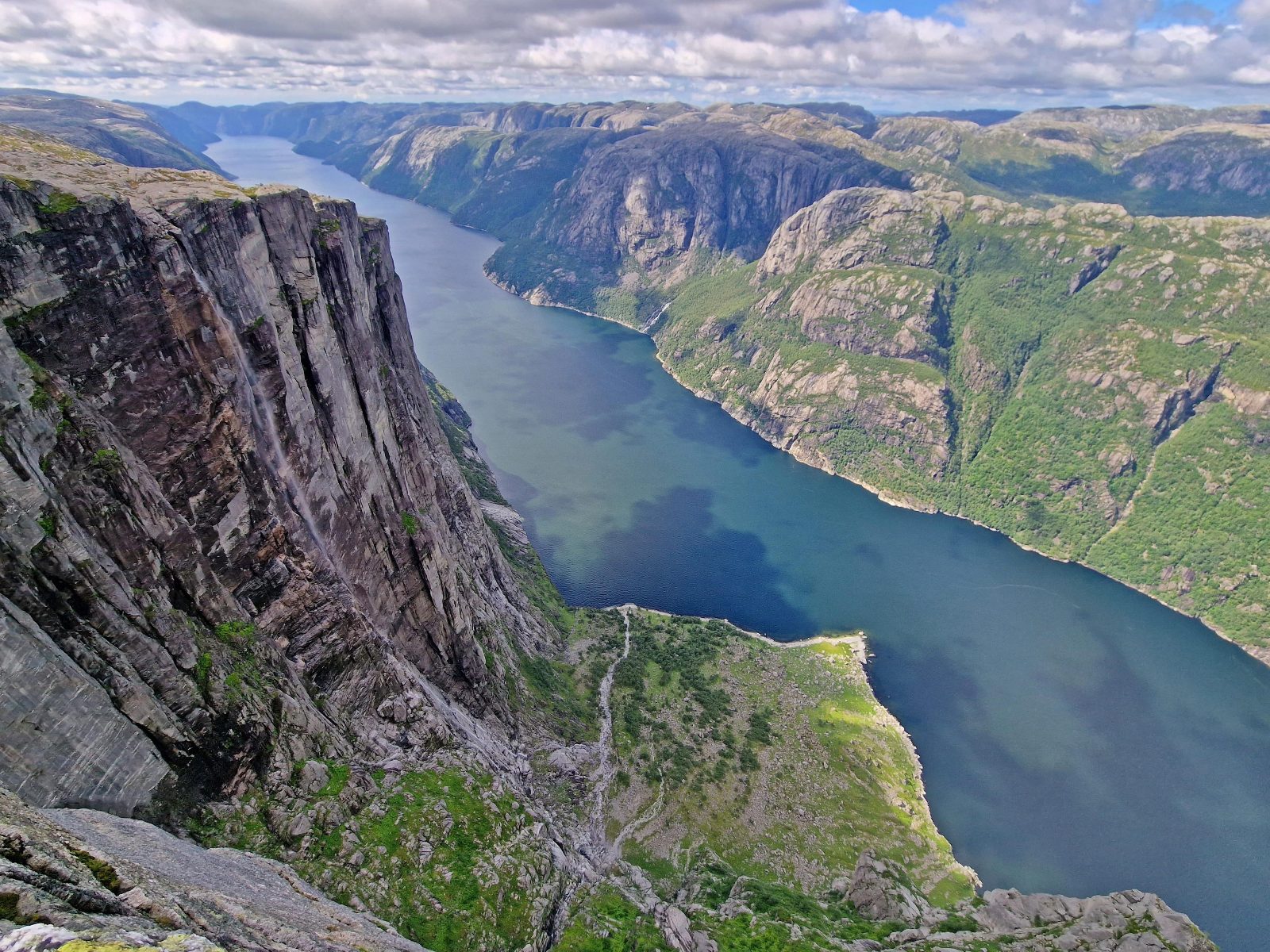 Lysefjord entrance cliffs