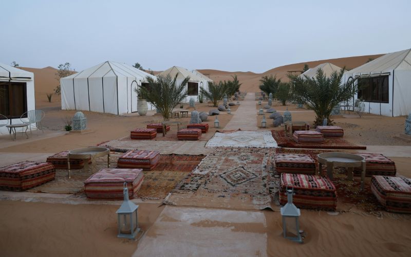 Traditional Camp Courtyard