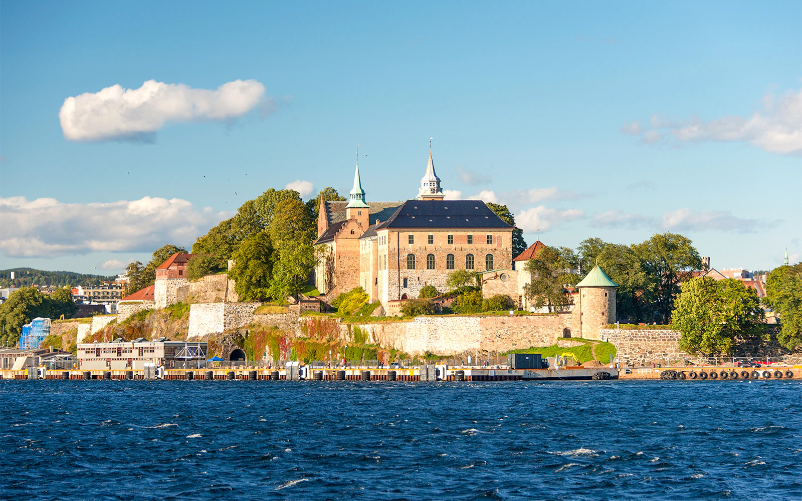 Step 2: Sailing past Akershus Fortress