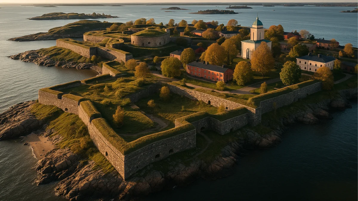 Suomenlinna sea fortress passage