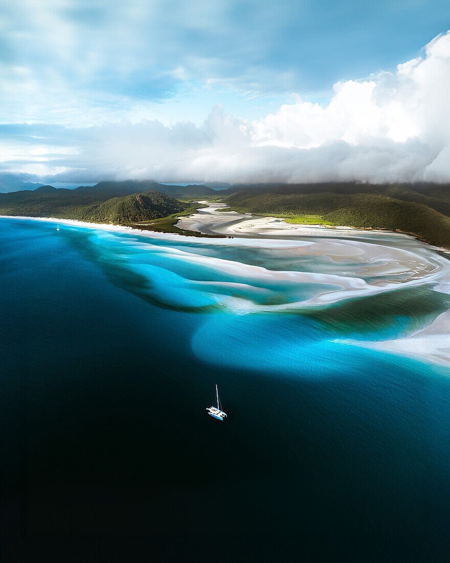 Whitehaven Beach from the water