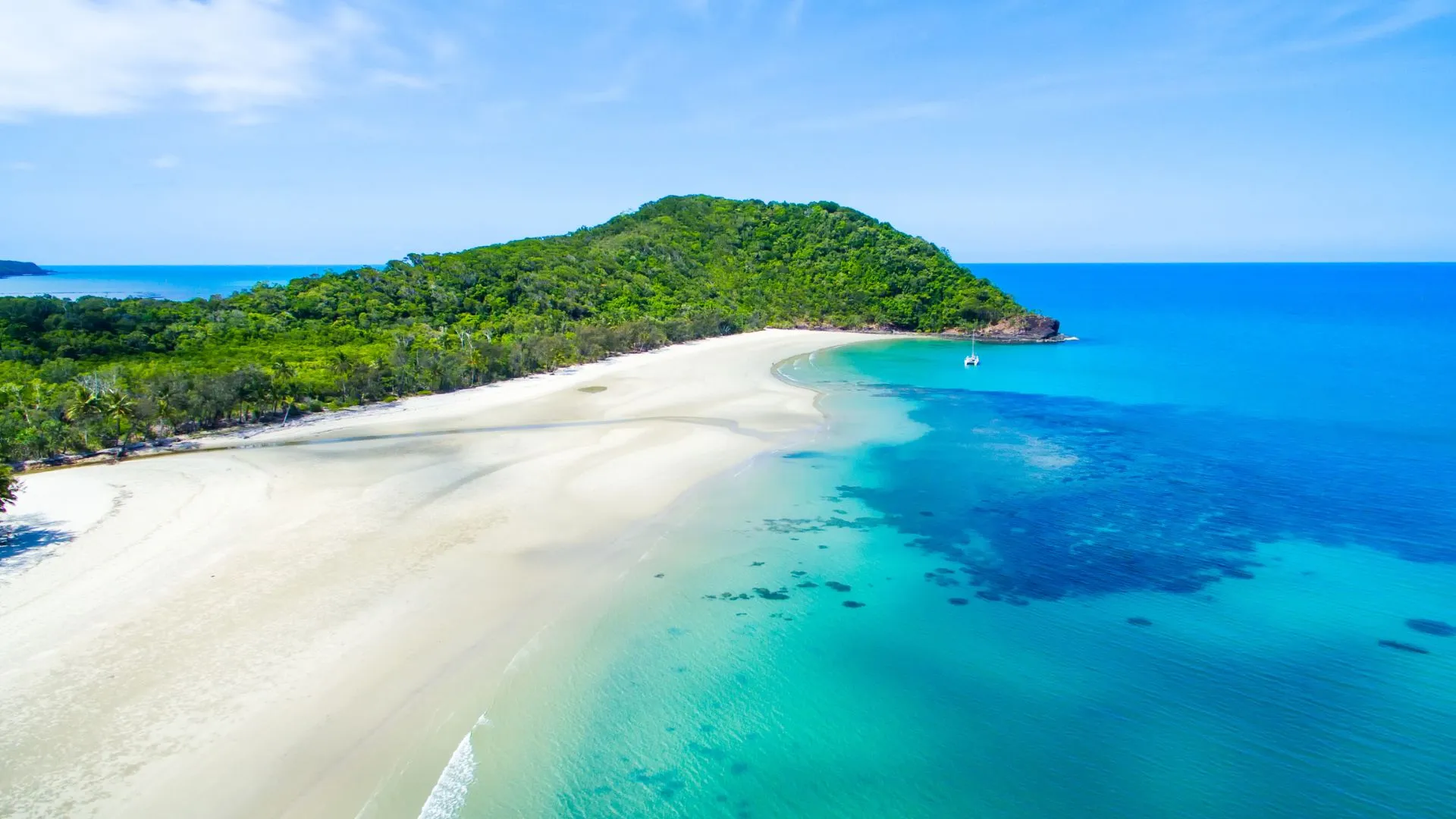 Green Island Beach Cairns View