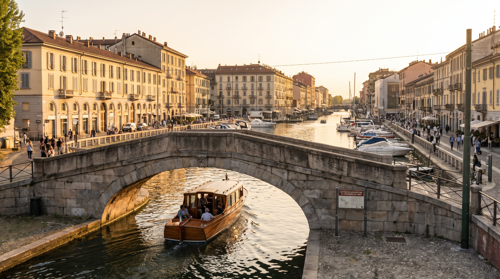 Navigating to the Darsena