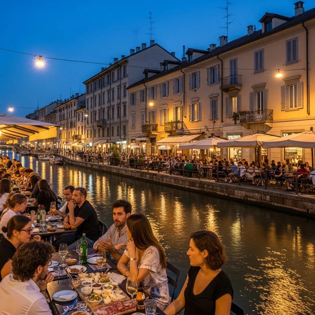 Navigli Boat Tour With Aperitivo