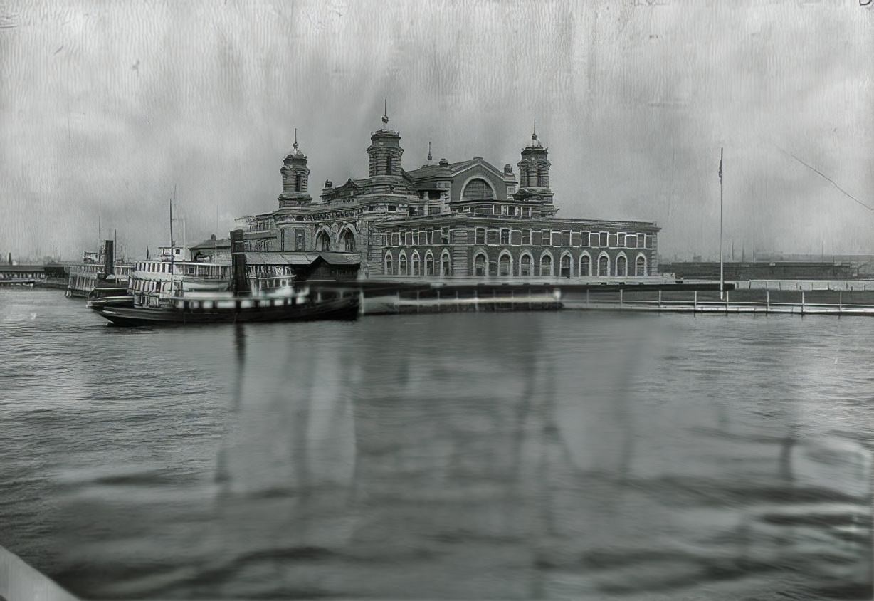 Ellis Island Approach Rail