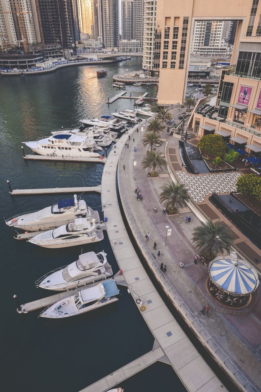 Marina Promenade Waterfront Steps