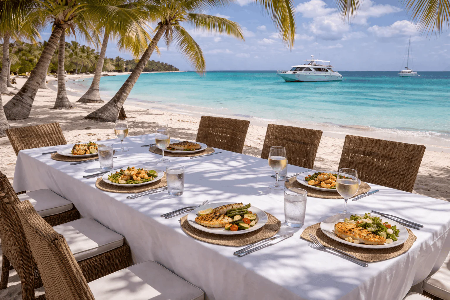 Buffet Lunch on Board